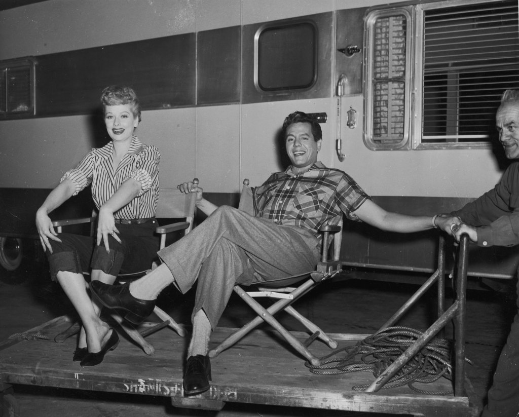 Lucille Ball and Desi Arnaz in 1950.