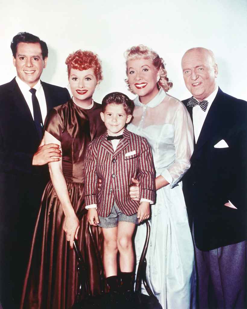 The cast of I Love Lucy in 1955