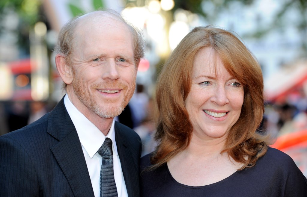 Ron Howard (L) and wife Cheryl Howard attend the World Premiere of 'Rush' at Odeon Leicester Square on September 2, 2013 in London, England.