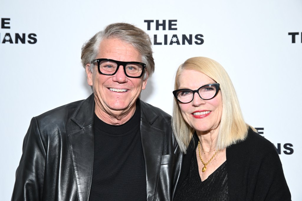 Anson Williams and Jackie Gerken attend the Thalians annual Winter Gala honoring Gary Sinise with the 2023 Mr. Wonderful Award at Brentwood Country Club on December 02, 2023 in Los Angeles, California.