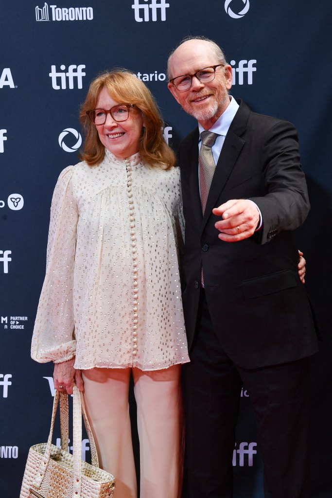 Ron and Cheryl Howard arrive at the world premiere of Eden at the Roy Thomson Hall during the Toronto International Film Festival (TIFF) on September 7, 2024 in Toronto, Canada.