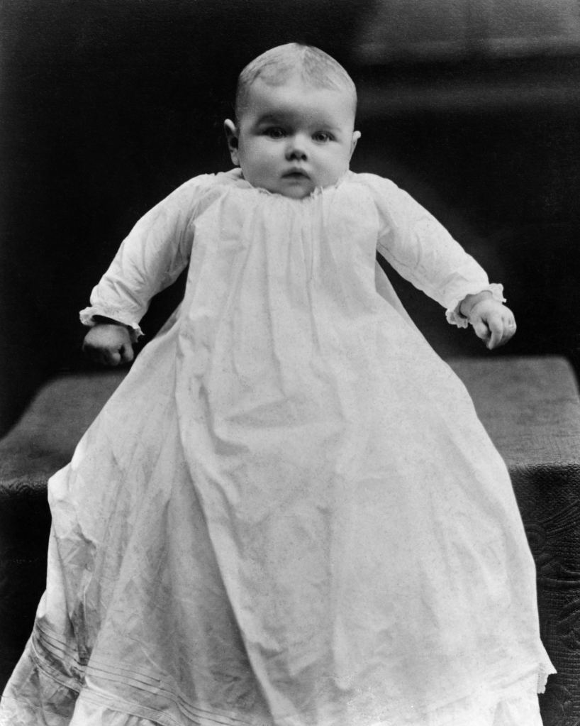 Lucille Ball, at the age of 6 months, back in Butte, Montana, where she was born.