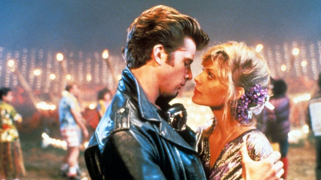 Maxwell Caulfield and Michelle Pfeiffer in ‘Grease 2’ (1982)