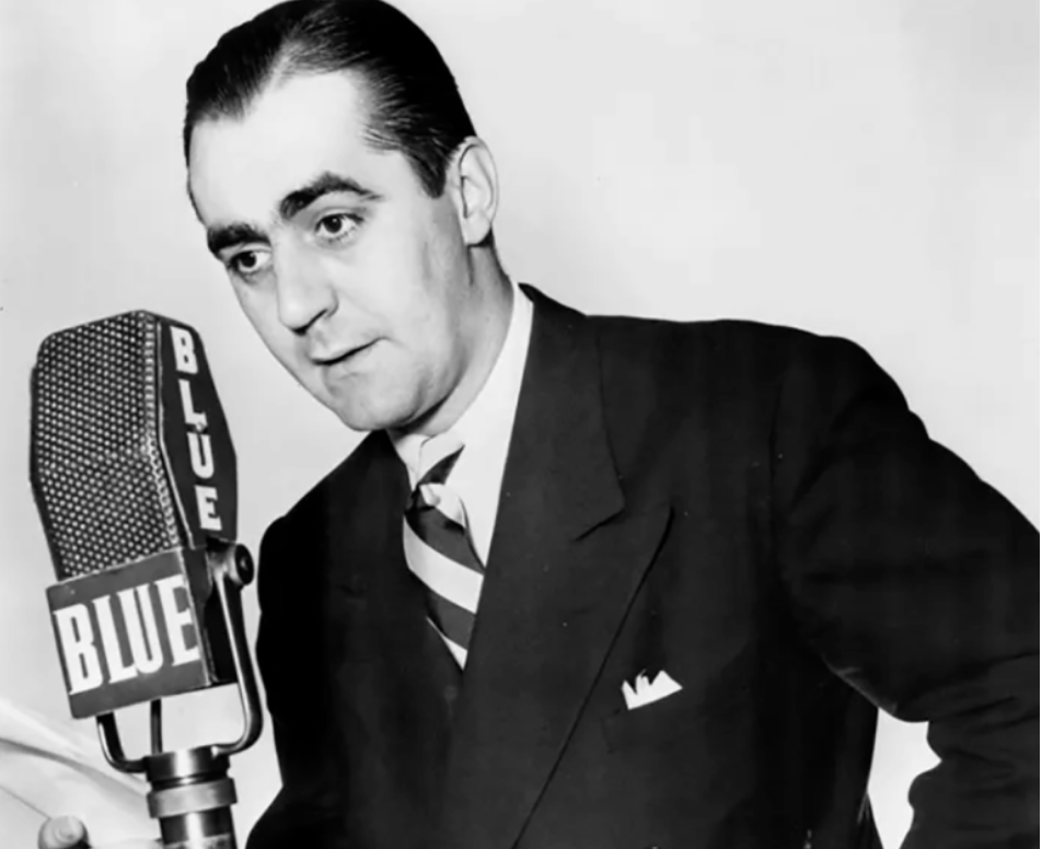 Jim Backus on the radio.