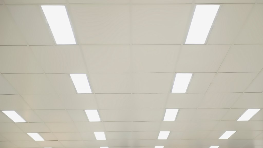 picture of fluorescent lights, a key trigger of ocular migraines