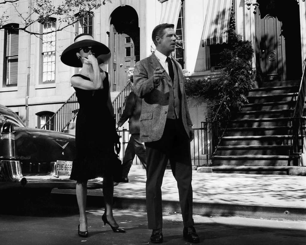 Audrey Hepburn and George Peppard, Breakfast at Tiffany's, 1961