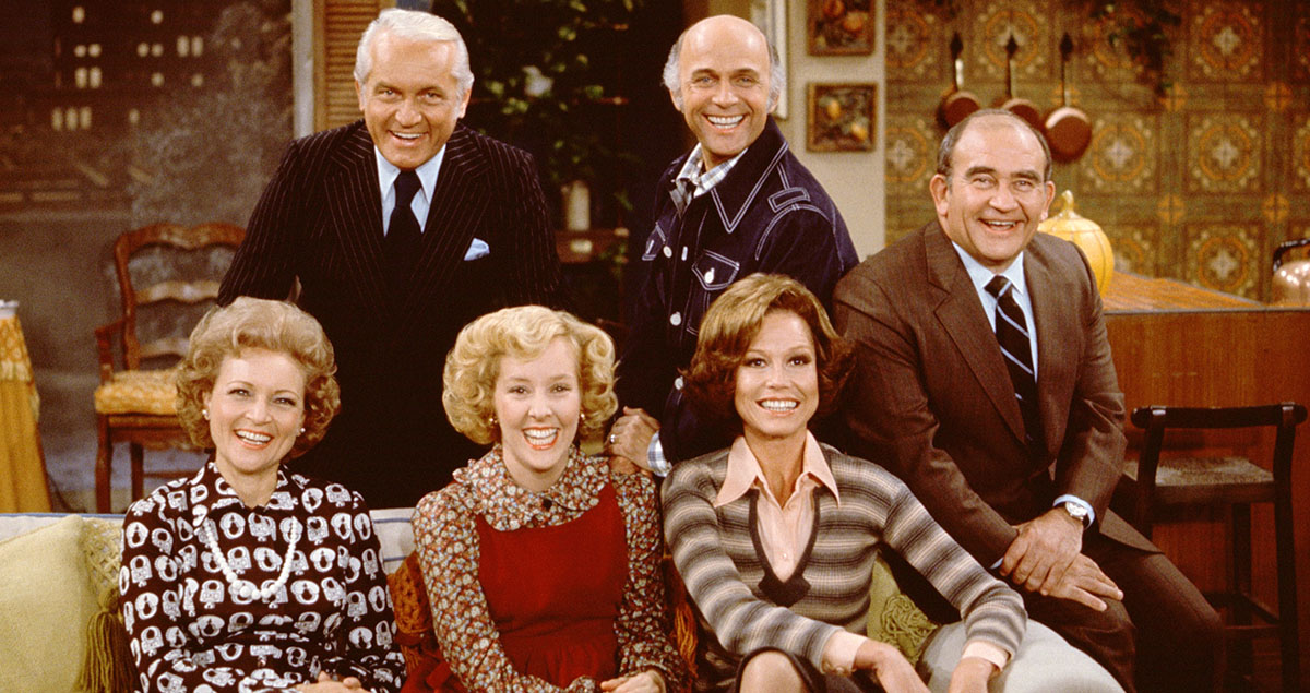 The cast of the Mary Tyler Moore Show