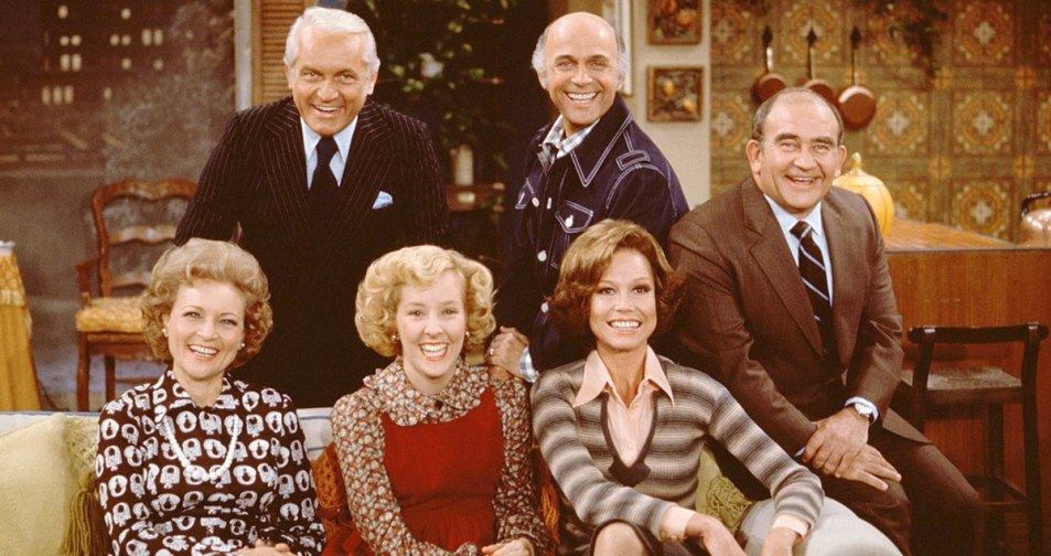 The cast of the Mary Tyler Moore Show