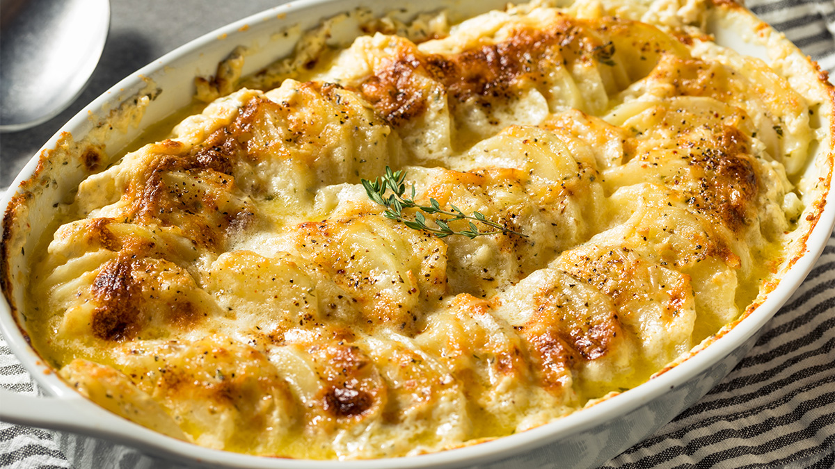 Cheesy Scalloped Potatoes (au Gratin) - A Spicy Perspective