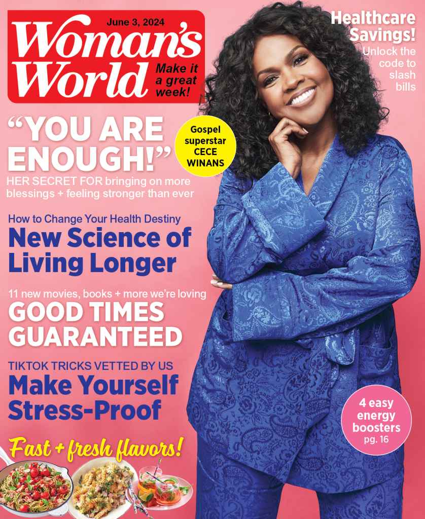 Woman's World Cover with Cece Winans