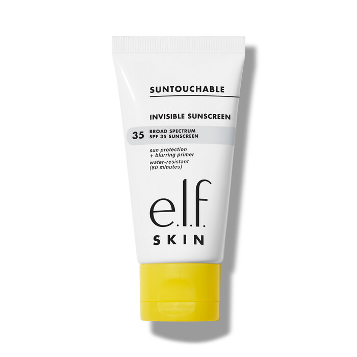 e.l.f. Skin Suntouchable Invisible Sunscreen SPF 35, one of the best sunscreens like supergoop unseen sunscreen