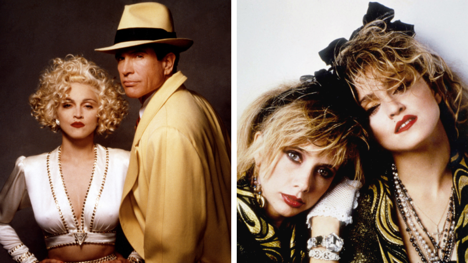 The singer with Warren Beatty in 'Dick Tracy' and Rosanna Arquette in 'Desperately Seeking Susan'