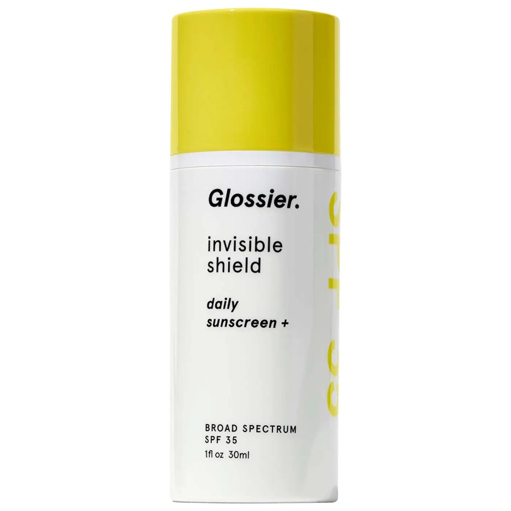 Glossier Invisible Shield, one of the best sunscreens like supergoop unseen sunscreen