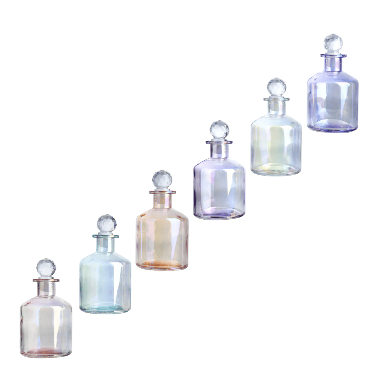 glass bottles
