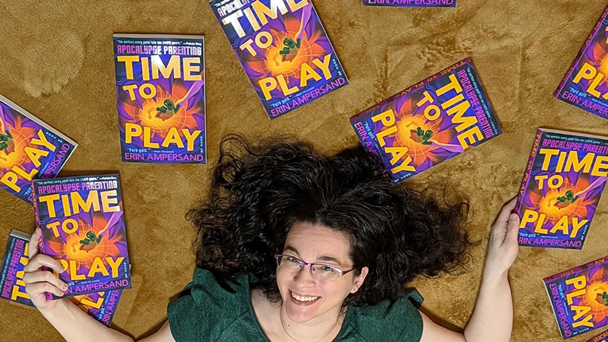 Erin Ampersand and volume 1 of 'Apocalypse Parenting'
