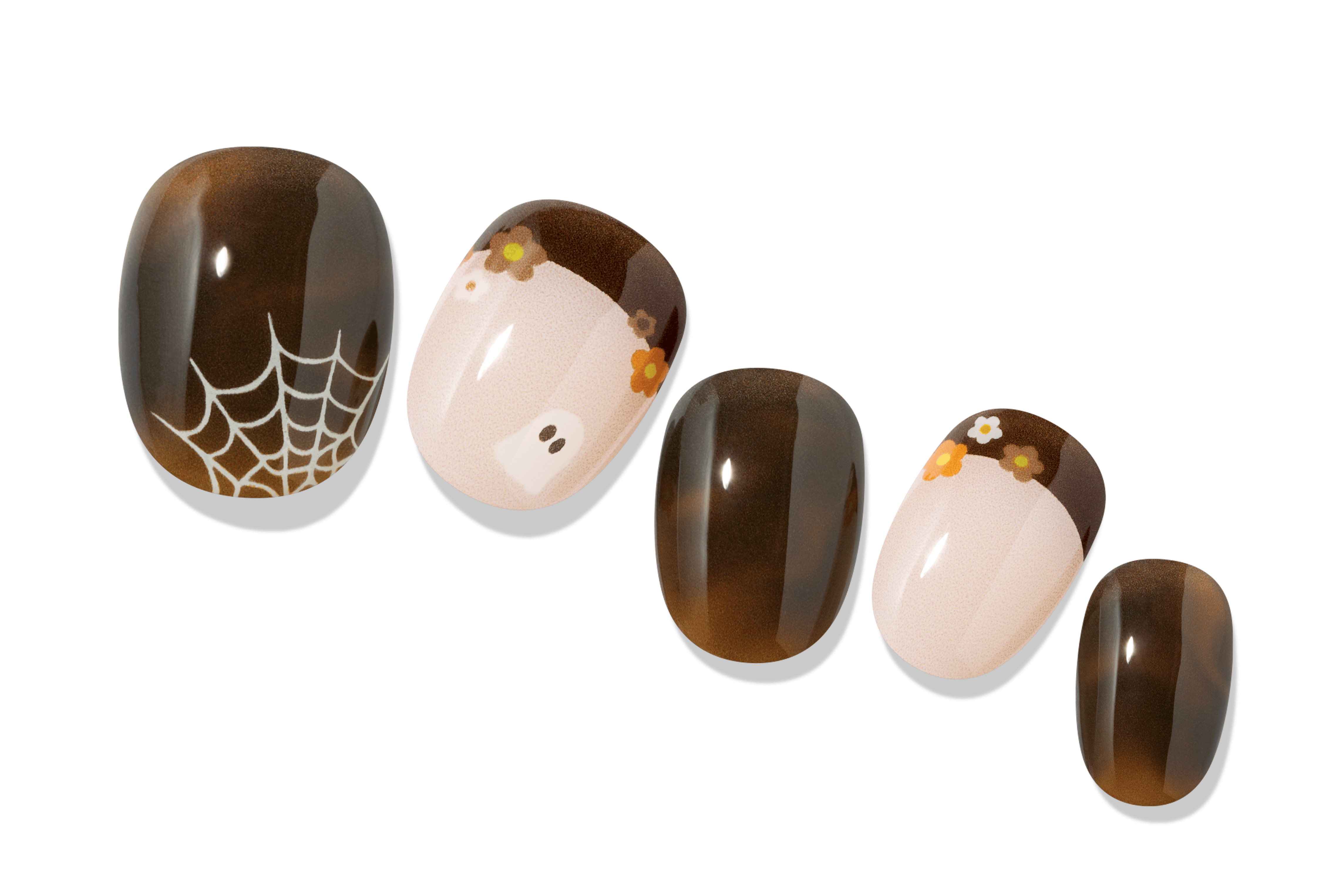 Heyhae Gel Nail Strips in Hey Spooky Bloom