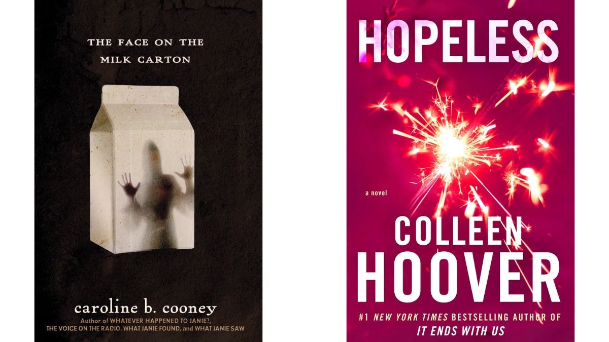 The Face on the Milk Carton by Caroline B Cooney and Hopeless by Colleen Hoover - Ember Atria