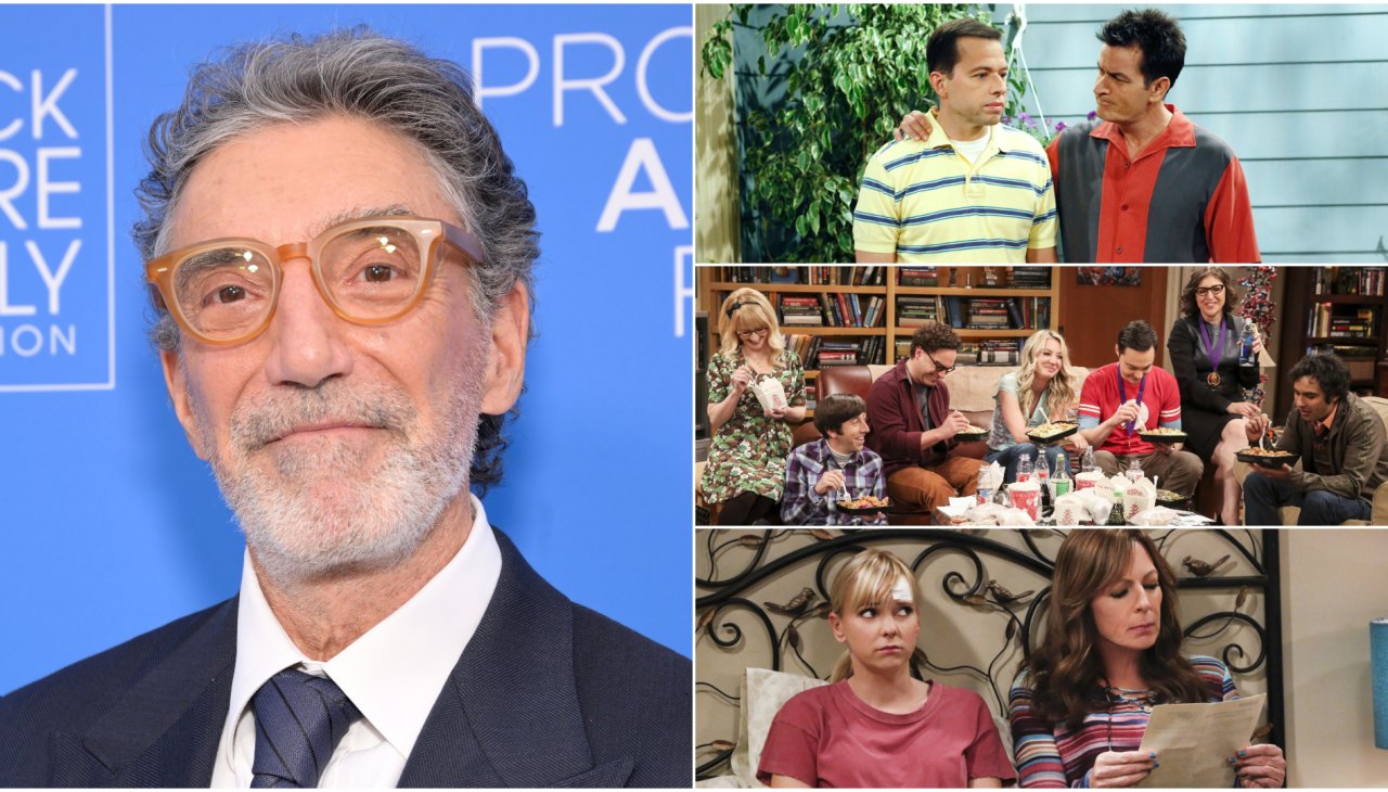 Chuck Lorre and three of his shows, 'Two and a Half Men,' 'The Big Bang Theory' and 'Mom'