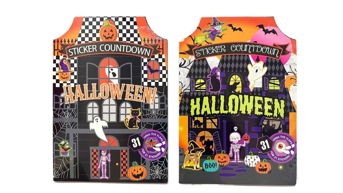 Halloween sticker books
