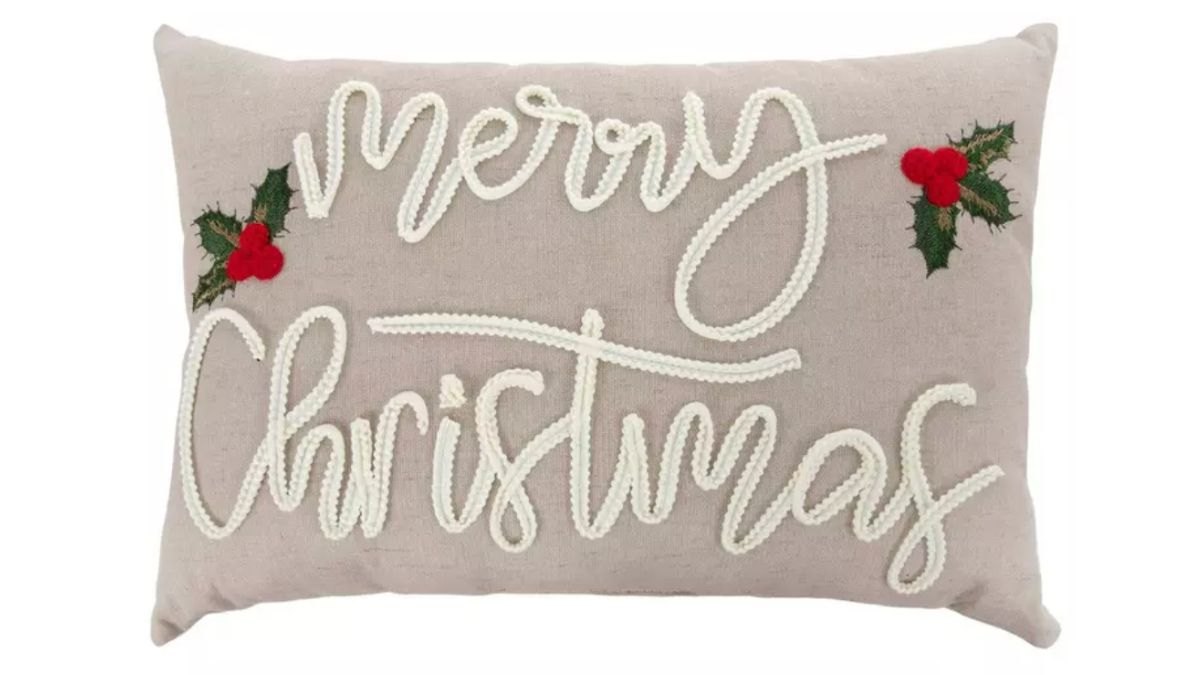 Merry Christmas pillow