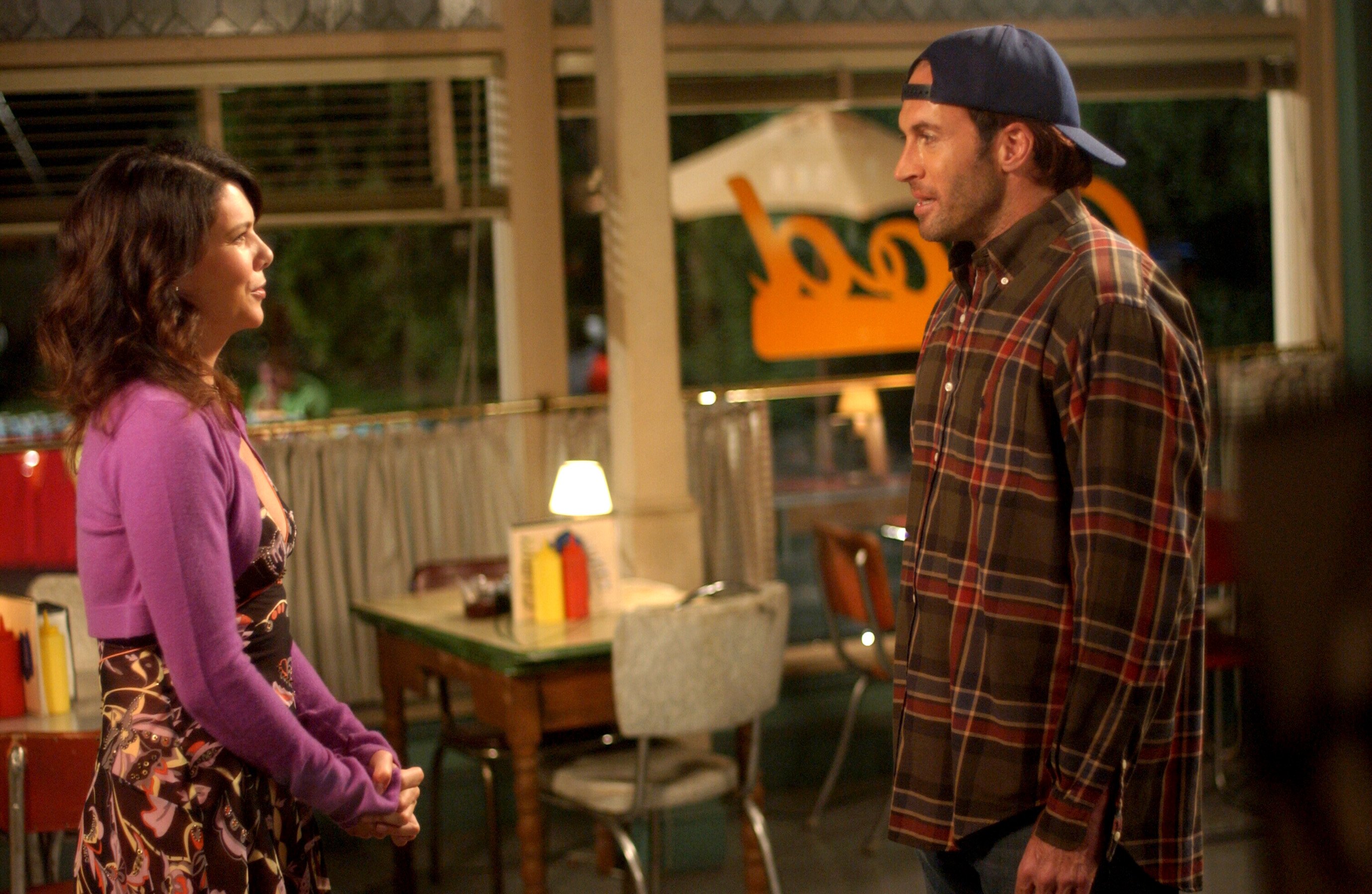 Lauren Graham, Scott Patterson, Gilmore Girls, Season 6, circa 2005