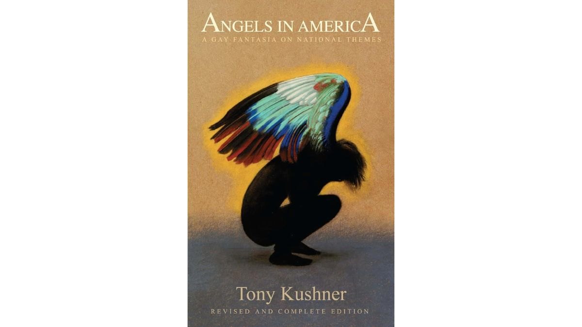 The cover of the two-part printed play 'Angels in America'