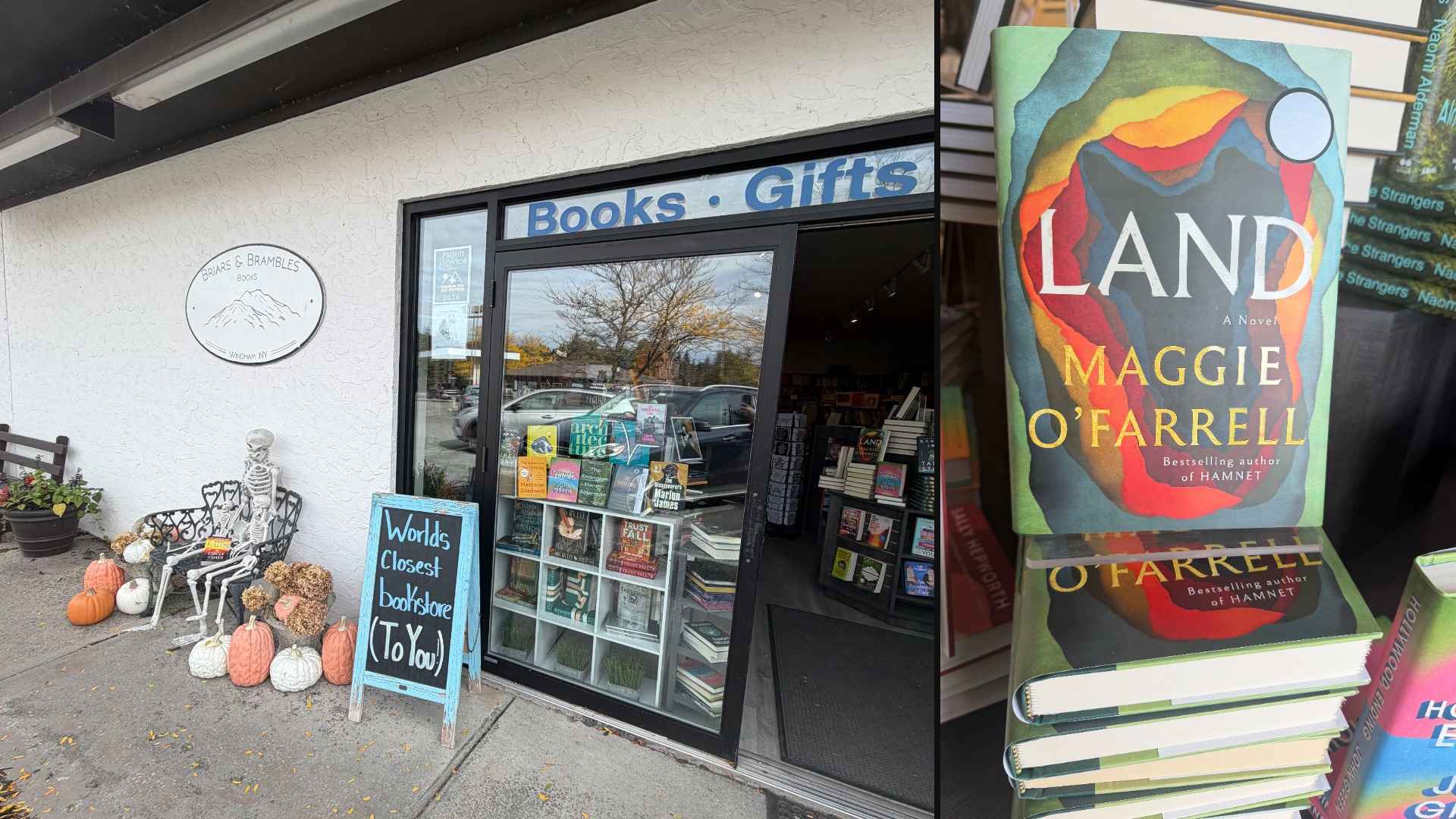 Briars and Brambles bookstore in the Catskills