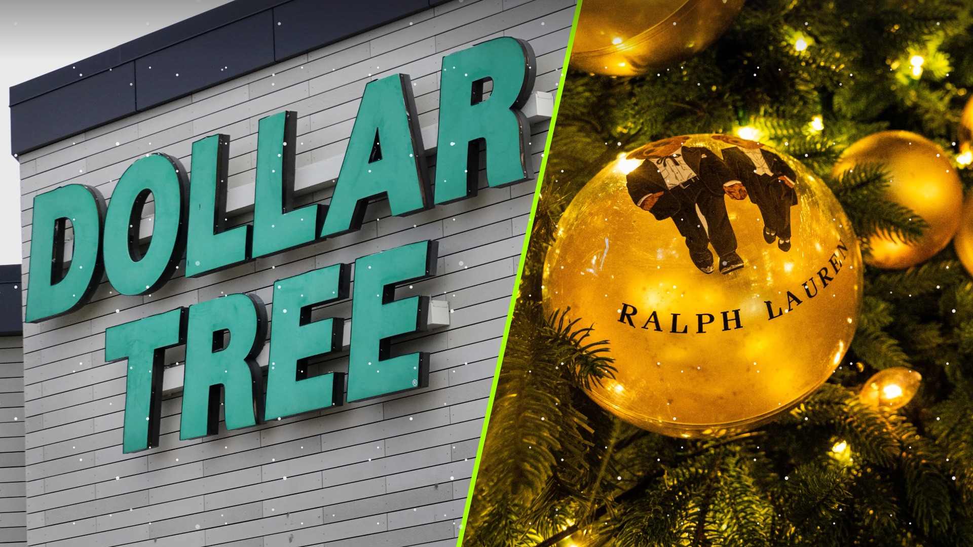 Dollar Tree and Ralph Lauren Christmas